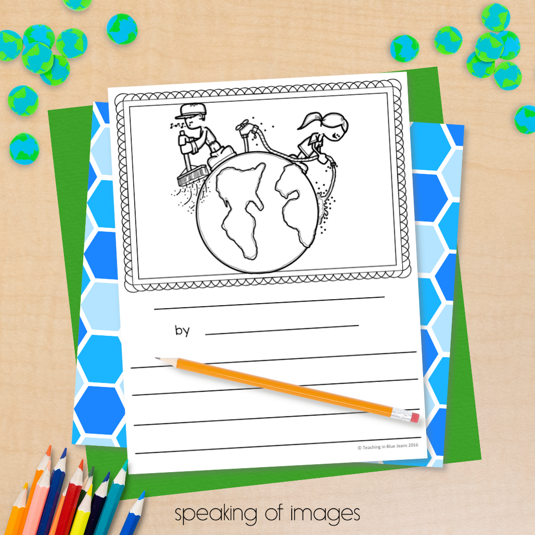 This earth day resource includes earth day mini erasers to help set the theme for this holiday